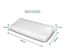 Cargar imagen en el visor de la galería, Almohada cervical viscoelástica ola
